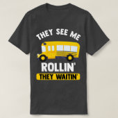 T-shirt Bus Conducteur Omnibus Transport public Profession (Design devant)