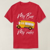 T-shirt Bus Conducteur Omnibus Transport public Profession (Design devant)