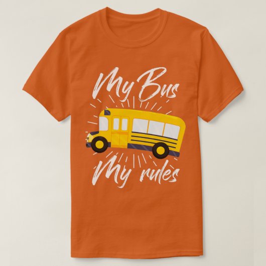 T-shirt Bus Conducteur Omnibus Transport public Profession (Design devant)