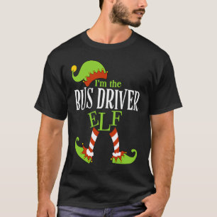 T-shirt BUS DRIVER Elf Family Group Correspondant PJ Chris