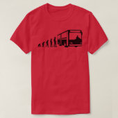 T-shirt Bus Driver Evolution Bus Driver Profession (Design devant)