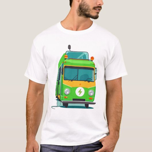 T-shirt Bus électrique (Devant)
