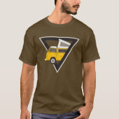 T-shirt bus jaune classique triangle (Devant)
