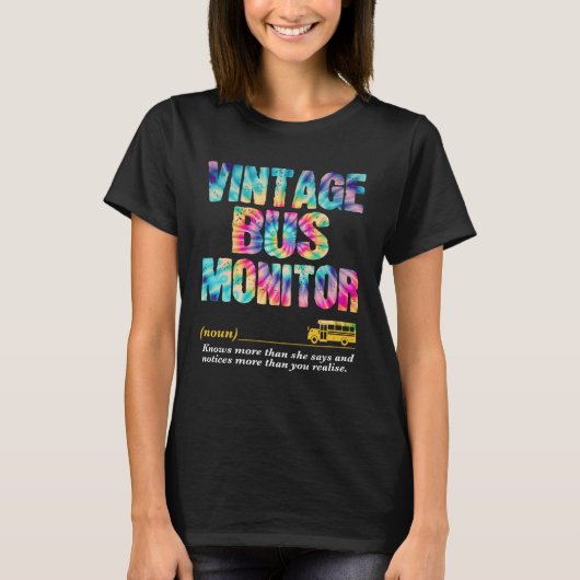 T-shirt Bus Monitor Appreciation Week Back to School  1 (Devant)