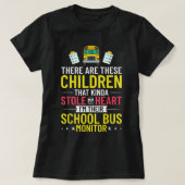 T-shirt Bus Monitor School Bus Attendant Assistant Appreci (Design devant)