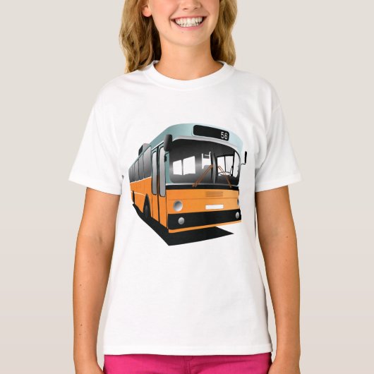 T-shirt Bus orange (Devant)