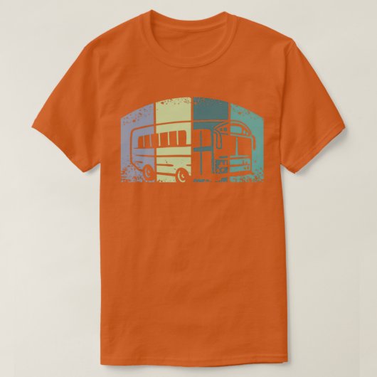 T-shirt Bus rétro (Design devant)
