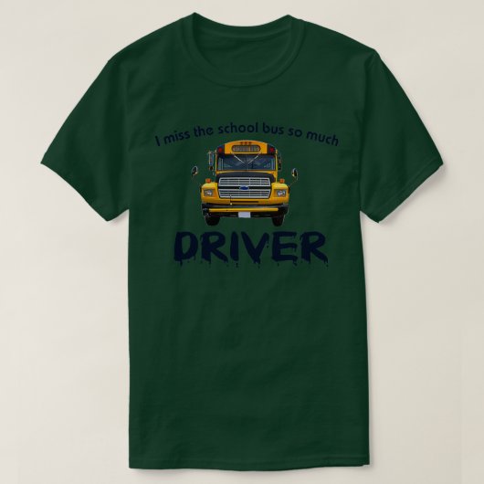 T-shirt Bus scolaire 38 (Design devant)