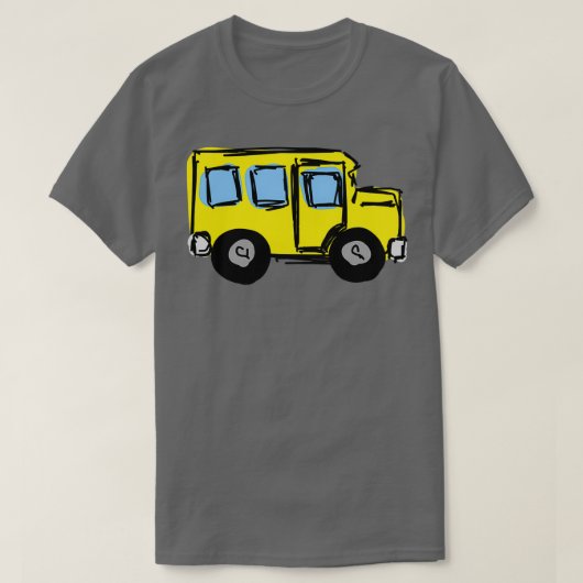 T-shirt Bus scolaire 40 (Design devant)