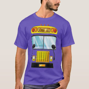 T-shirt Bus scolaire Costume d'Halloween Funny Pilote de b