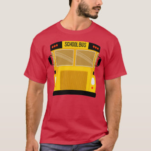 T-shirt Bus scolaire Halloween Costume drôle Bus chauffeur