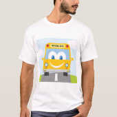T-shirt Bus Scolaire Heureux (Devant)