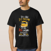 T-shirt Bus Scolaire Il Est Grand Et Jaune (Devant)
