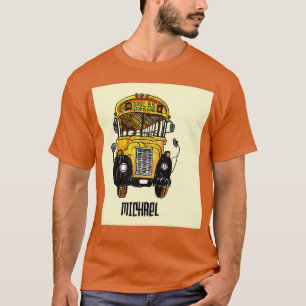 T-shirt Bus scolaire Je regarde hurler Enfants Funny Bus s