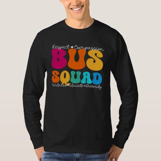 T-shirt Bus Squad Appreciation Week Back to School (Devant)