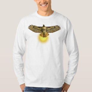 T-shirt Buse à queue rousse volant vers le soleil