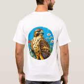 T-shirt Buse pattue oiseau (Dos)