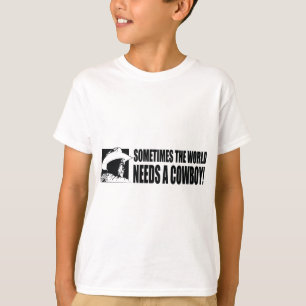 T-shirt BUSH-Casquette-de-Cowboy-Blanc