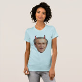 T-shirt Bush - diable, Cheney - diable (Devant entier)