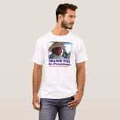 T-shirt Bush-Merci-Américain (Devant entier)