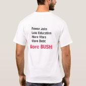 T-shirt Bush pour le président (Dos)