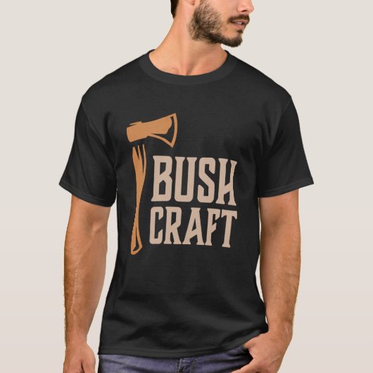 T-shirt Bushcraft Extérieur Survie Vie Nature Camping H (Devant)