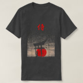 T-shirt Bushido Code Samurai Japanese Warrior Kanji  (Design devant)