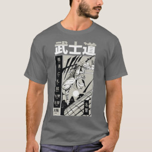 T-shirt Bushido Samurai Japonais esthéticiennes Manga