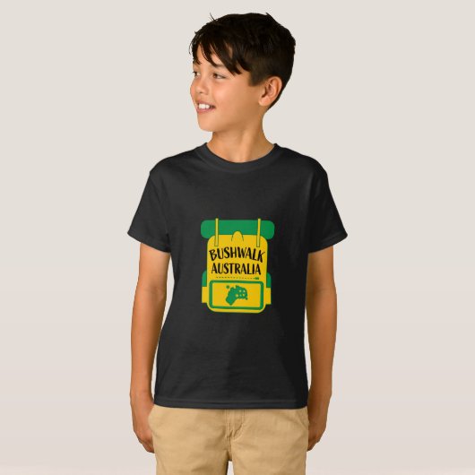 T-shirt Bushwalk Australie (Devant entier)