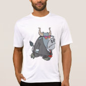 T-shirt Business Bull cool en costume avec lunettes de sol (Devant)