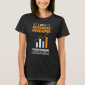 T-shirt Business Developer I Solve Problems Coding (Devant)