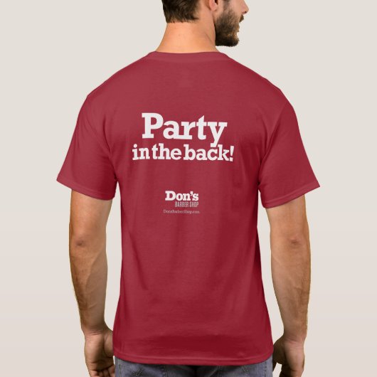 T-shirt Business in the Front / Party in the Back - MULLET (Dos)