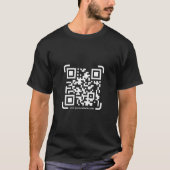 T-shirt Business Scan Me QR Code Website Modern Simple (Devant)