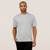 T-shirt Business Scannable QR Code Mens Back Print Silver (Devant entier)