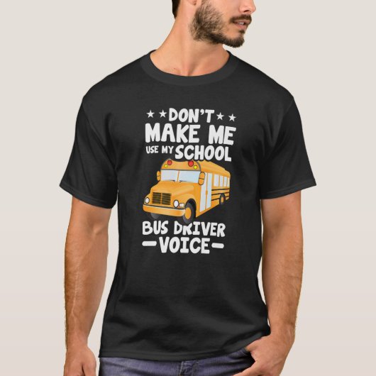 T-shirt Busman ne m'oblige pas à utiliser mon chauffeur de (Devant)