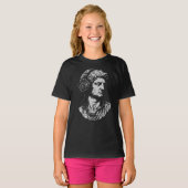 T-shirt Buste Classique avec Casque Steampunk (Devant entier)