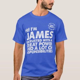 T-shirt Busy James