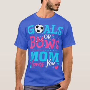 T-shirt But De Révélation De Sexe Ou Bows Maman Vous Aime 