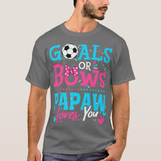 T-shirt But De Révélation De Sexe Ou Bows Papaw Vous Aime