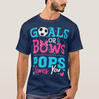 T-shirt But De Révélation De Sexe Ou Bows Pops Vous Aime F