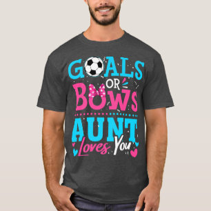 T-shirt But De Révélation De Sexe Ou Bows Tante Vous Aime 