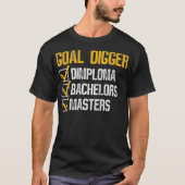 T-shirt But Digger Funny Masters Diplôme Graphique Premi (Devant)