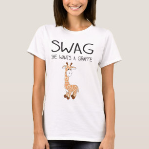 T-shirt BUTIN elle veut une girafe