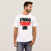 T-shirt Butin Turnt par : Trenz Unltd. Pièce en t blanche (Devant entier)