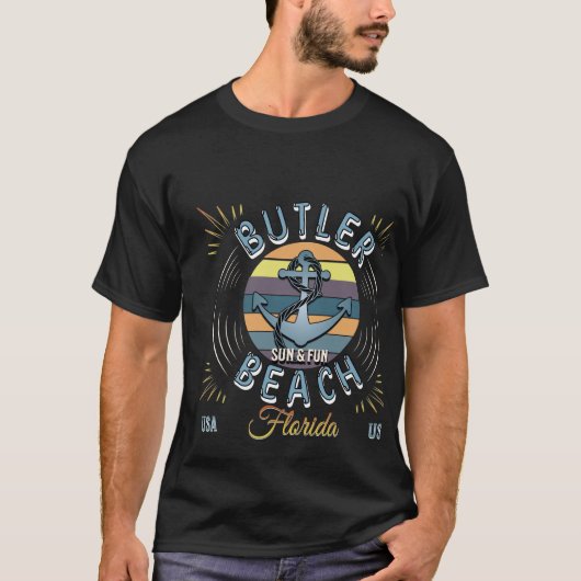 T-shirt Butler Beach, Floride (Devant)