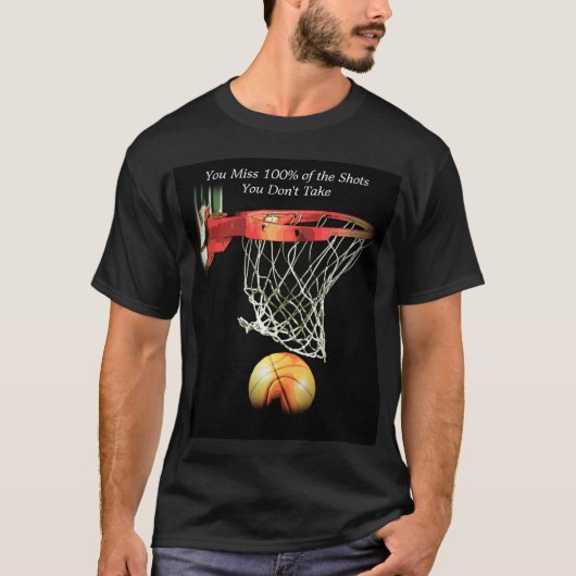 T-shirt Buts Citation Motivationnelle Basketball (Devant)