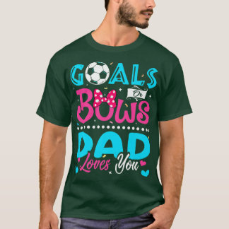 T-shirt Buts Ou Bows Drôle Papa Vous Aime Genre Révéler Ba
