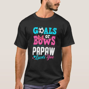 T-shirt Buts Ou Bows Papaw Vous Aime Genre Reveilla Party