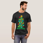 T-shirt Butt Plug Arbre de Noël Xmas Gay (Devant entier)