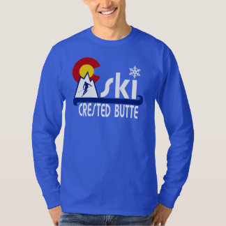 T-shirt Butte crêtée de ski